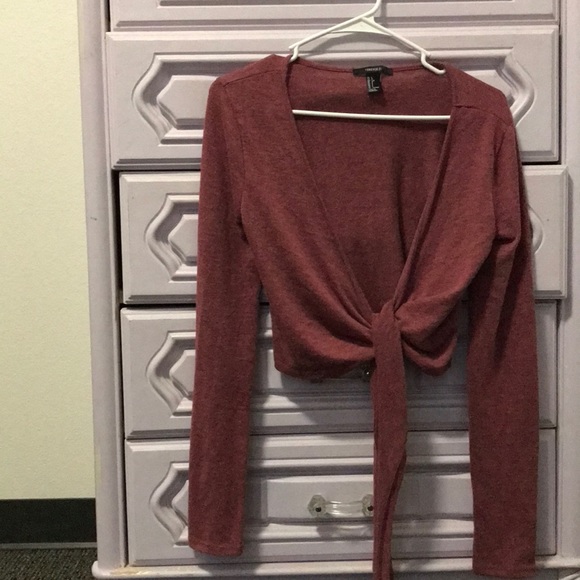 Forever 21 sweater crop top - Picture 1 of 3